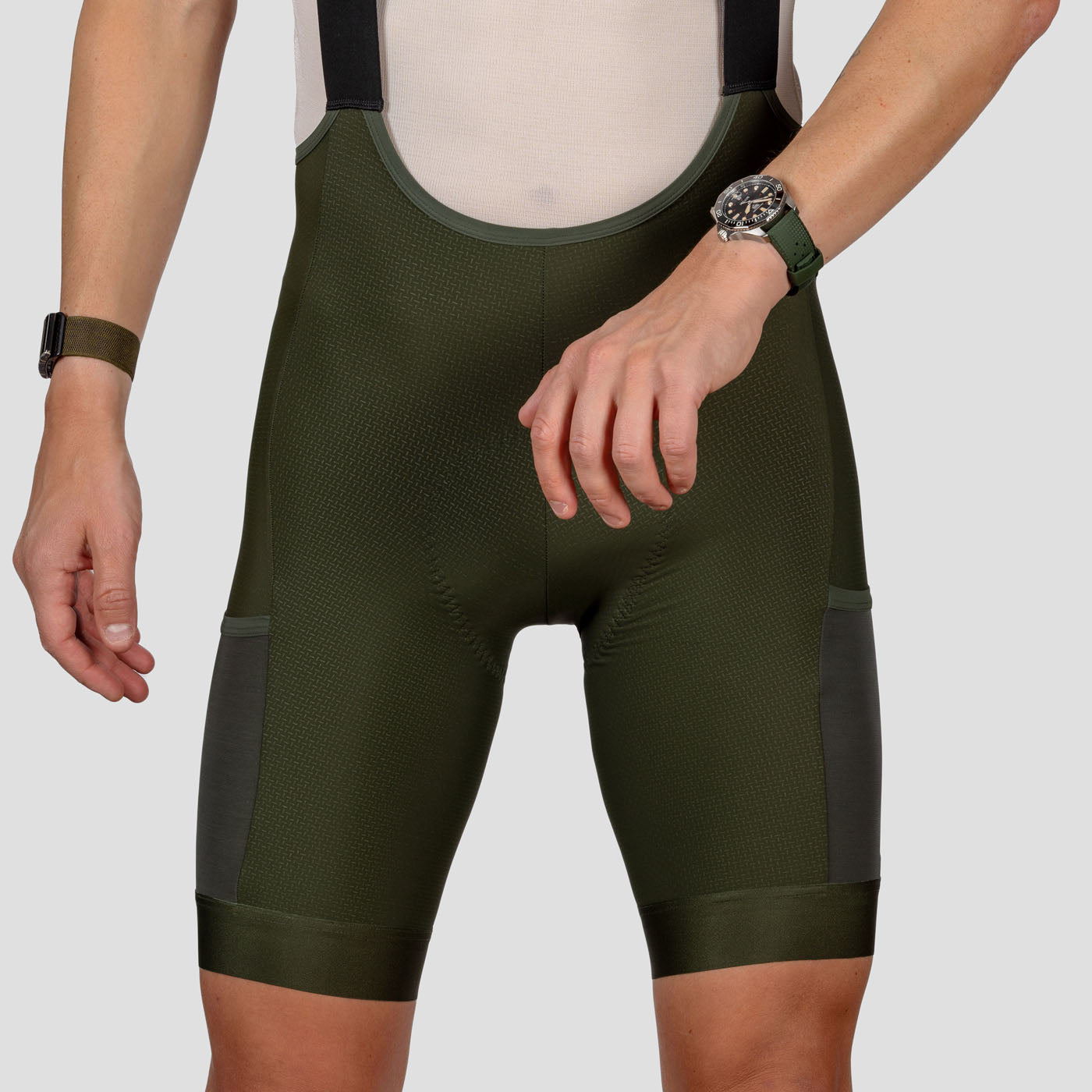 Men s Cargo Bib Short Dark Olive Limited Sizes Ornot Online